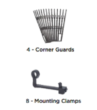 Solarguard Accessory Kit (4 corners 8 clamps)