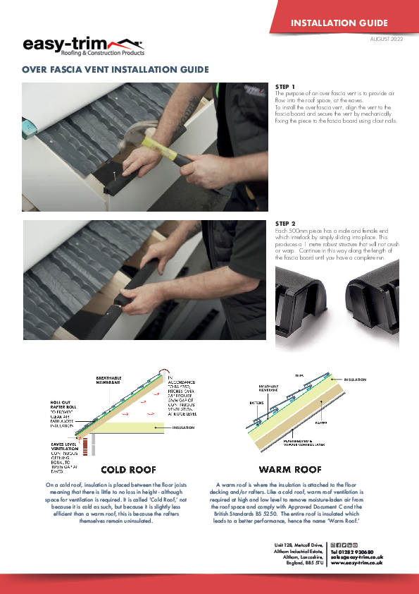 10MMFASCIA product manual