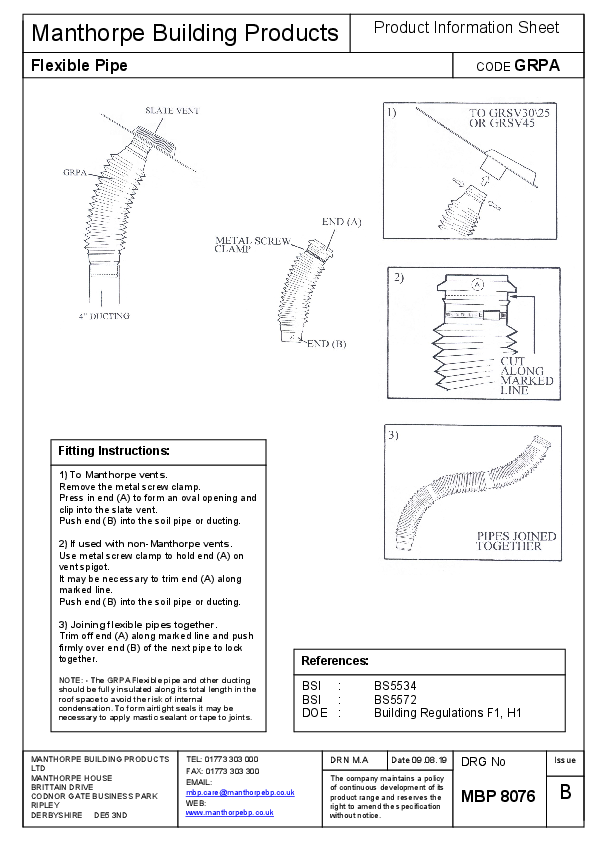 FLEXIPIPE product manual