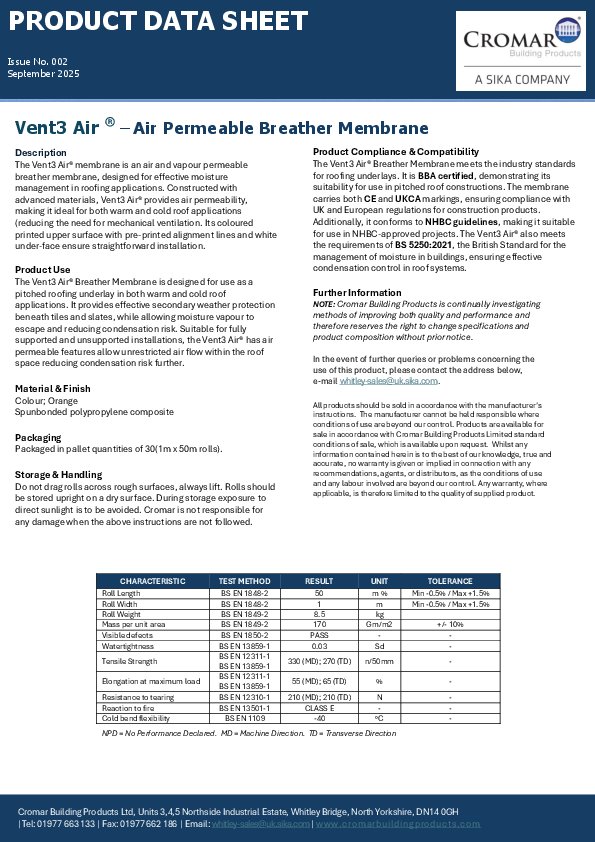 TV3-50AIR product manual