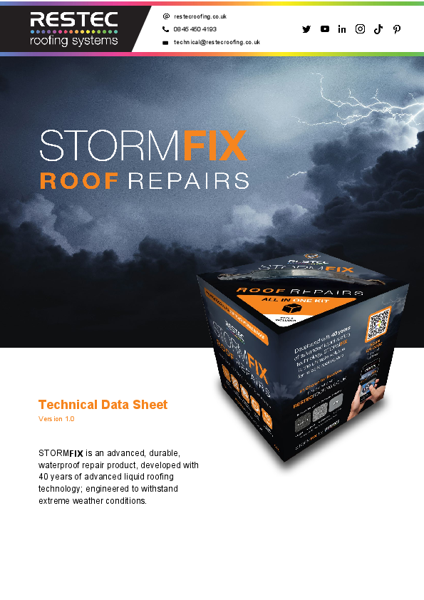 stormfix product manual