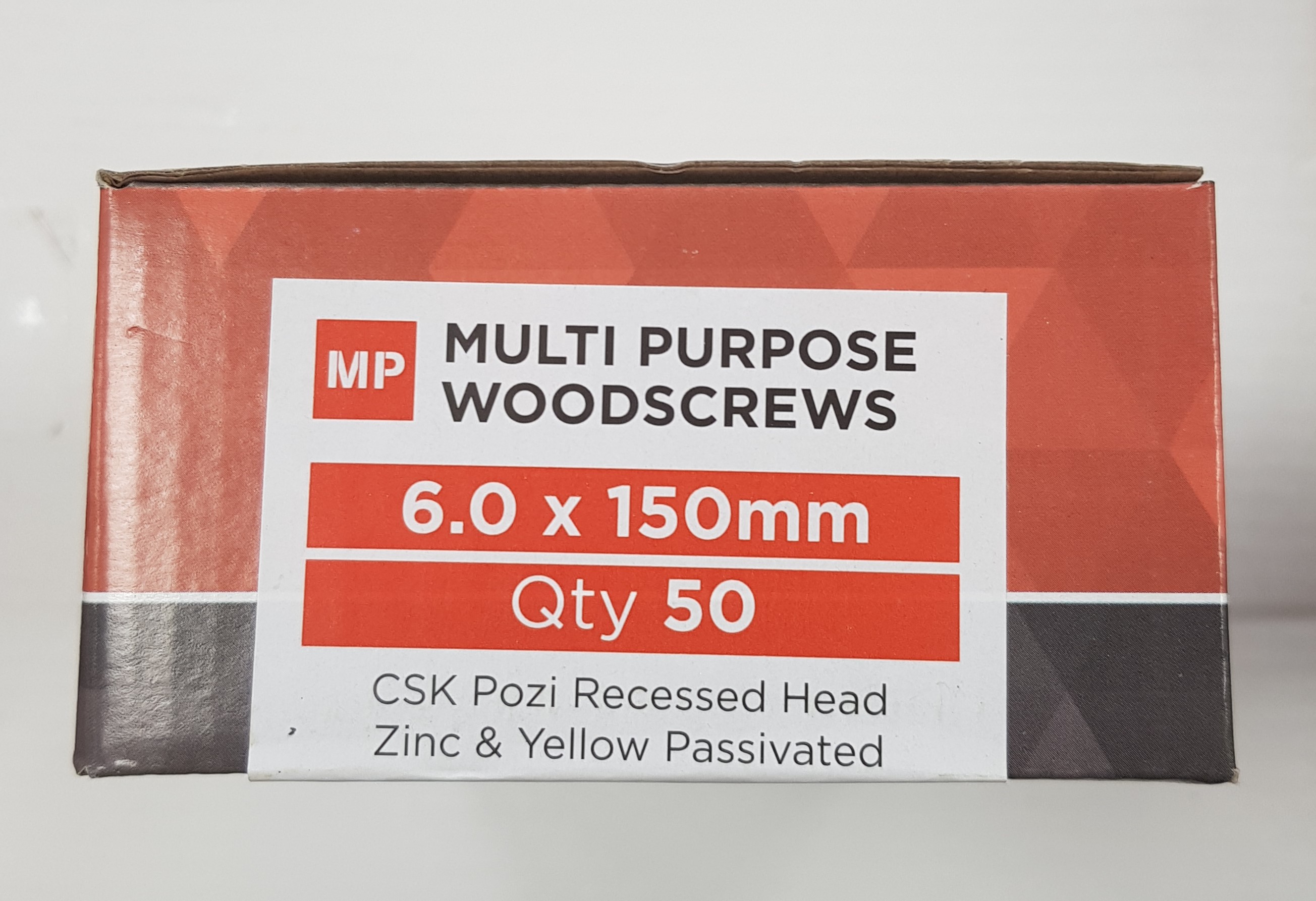 Multi Purpose Screw 6.0 x 150mm 50 Per Box