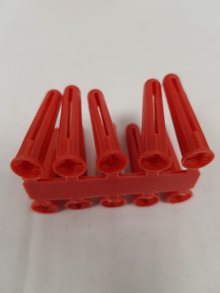Red Wall Plugs 5.5mm x 100