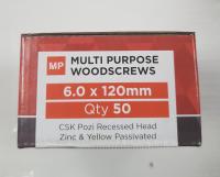 Multi Purpose Screw 6.0 x 120mm 50 Per Box