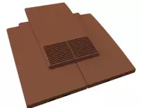 GTV-PT BR Plain Tile Vent Dark Brown