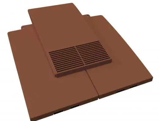 GTV-PT BR Plain Tile Vent Dark Brown