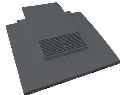 GTV-PT GR Plain Tile Vent Dark Grey