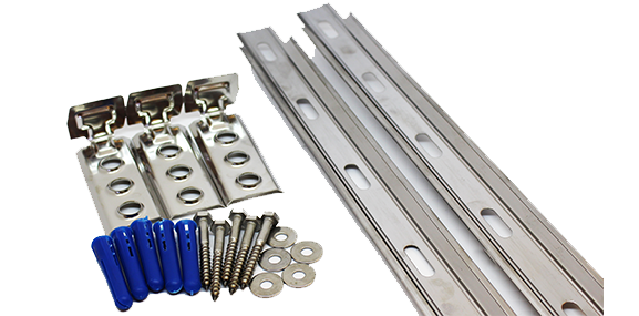 Wall Starter Kit ( Stainless Steel )