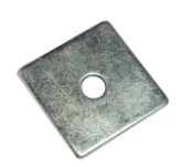 M12 x 50mm BZP Square Plate Washer Box Qty 50
