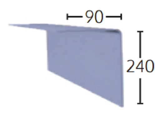 AT300INT Internal Angle Trim 90mm x 240mm x 3m