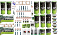 100m² Cure It GRP Fibreglass Roofing Kit Midnight Green