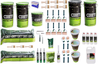 40m² Cure It GRP Fibreglass Roofing Kit Sherwood Green