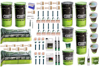 60m² Cure It GRP Fibreglass Roofing Kit Graphite Grey