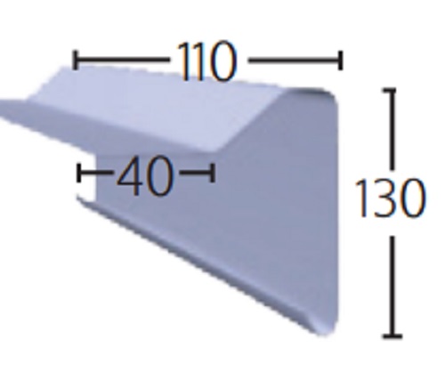 GRP B260 Raised Edge Trim 3m x 40mm x 110mm x 130mm