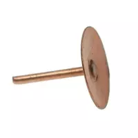 Copper Disc Rivets For Fibre Cement Slates  Box of 1000