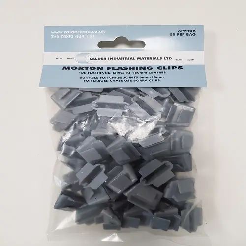 Calder Plastic Flashing Clips Bag Of 50