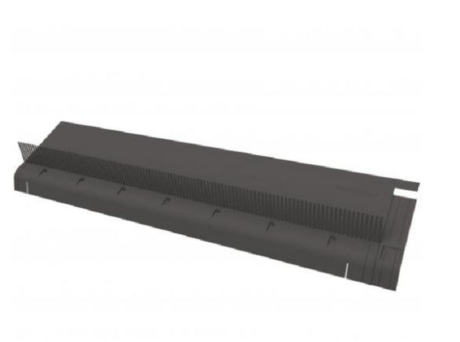 Felt Support Tray and 10mm Over Fascia vent  and Eaves Comb 1046mm x 266mm x 63mm
3-in-1 Eaves Ventilator    