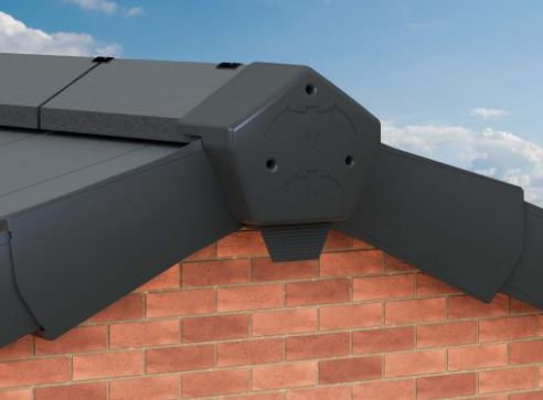 Angled Bat Ridge Roost ( BLACK )