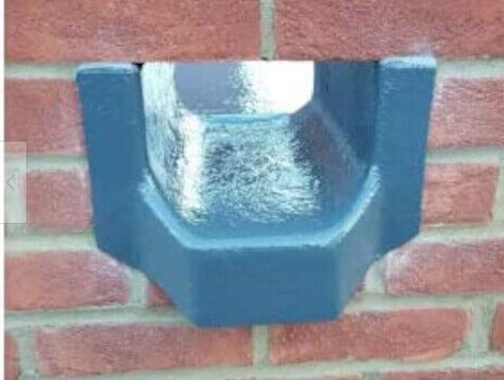 GRP Fibreglass Parapet Horizontal Wall Outlet Gully Kovertec