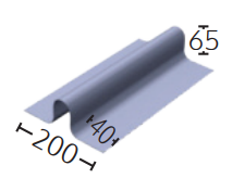 GRP E280 Raised Ridge Roll 3m ( Mop Roll )