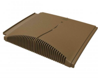 GTV-IP BR Interlocking  Plain Tile Vent Dark Brown