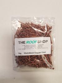 32 x 2.65mm Copper Clout 1kg