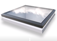 600mm x 600mm Flat Glass Rooflight Builders Upstand With Trickle Vent ( Vented, Non-Opening )