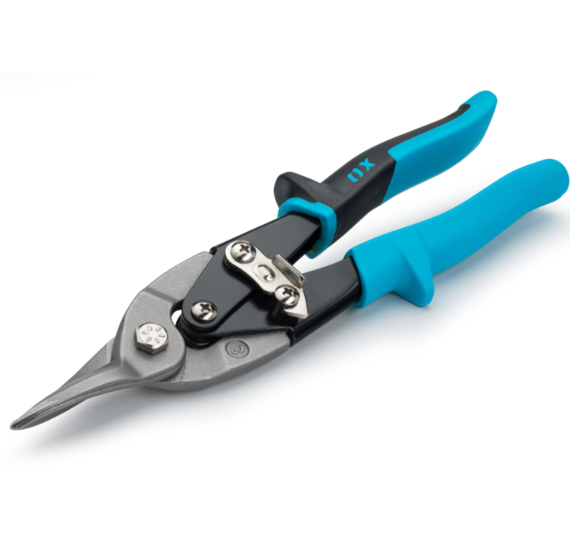 OX-T232901 Aviator Snips Straight Cut