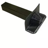 Classicbond® Angled Horizontal Roof Drain Parapet Outlet (With Leaf Guard)