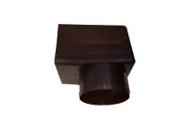 Wallbarn 100mm Square To Round Parapet Adapter
