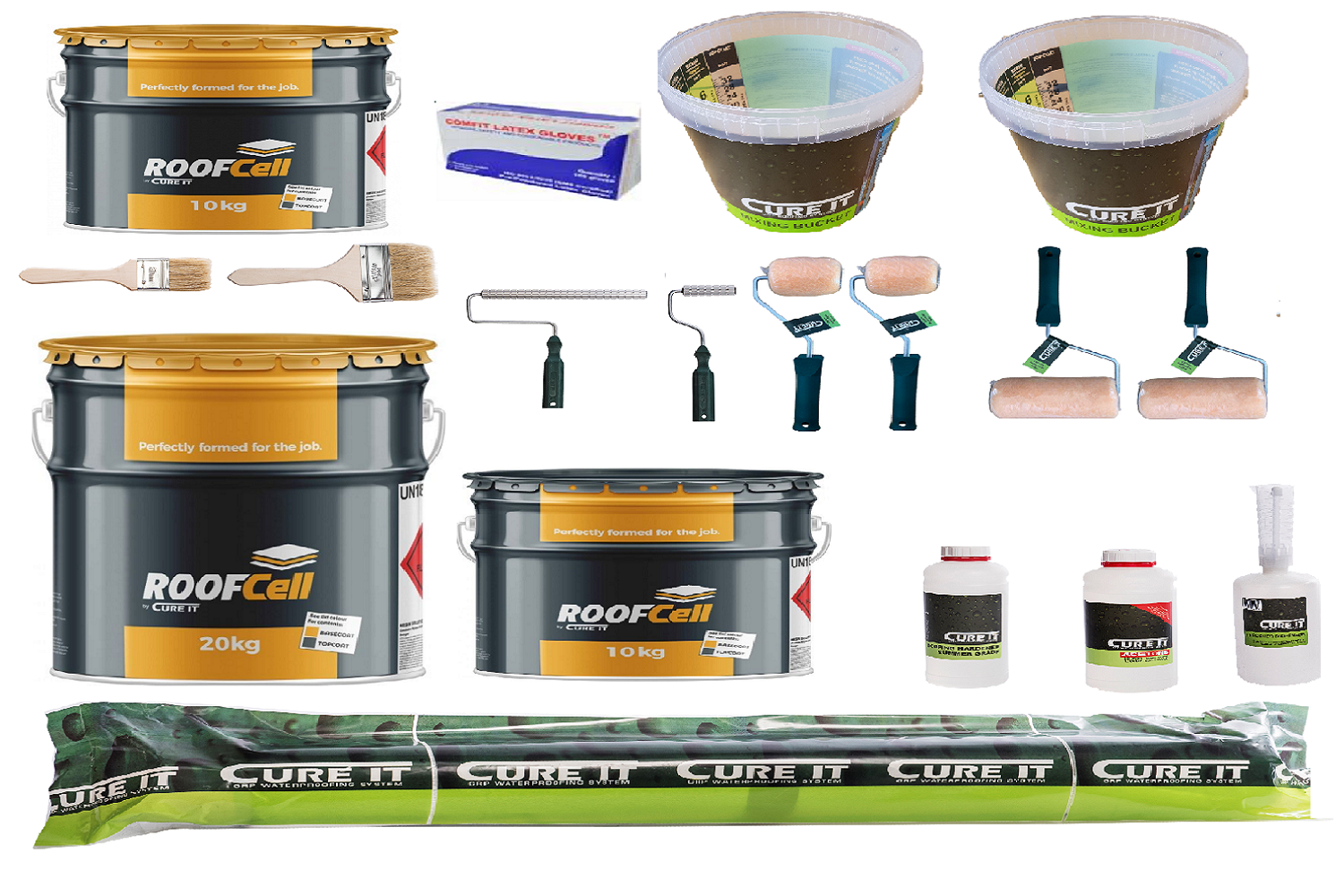 10m² Cure It ROOFCELL Roofing kit For Asphalt