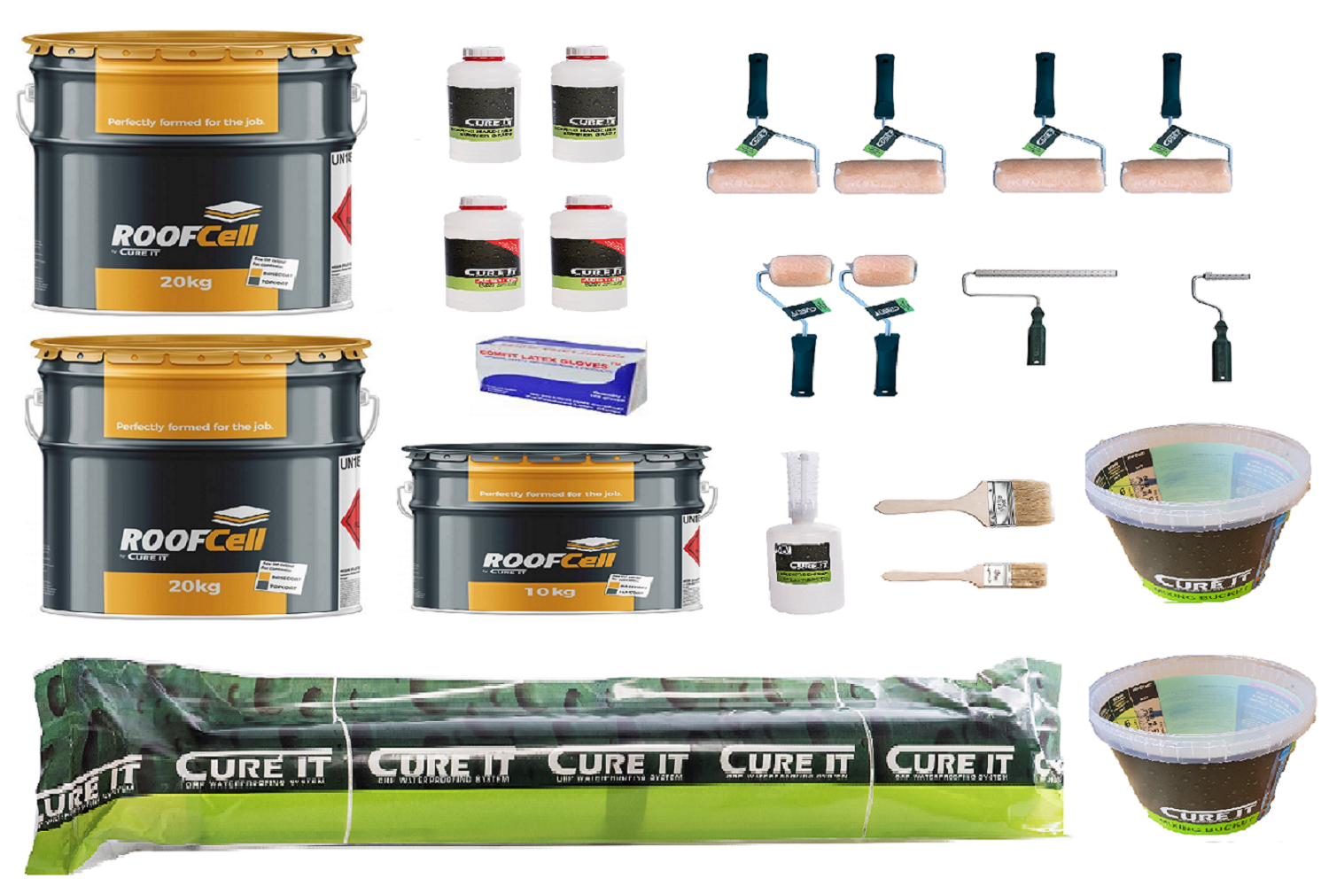 20m² Cure It ROOFCELL Roofing kit For GRP