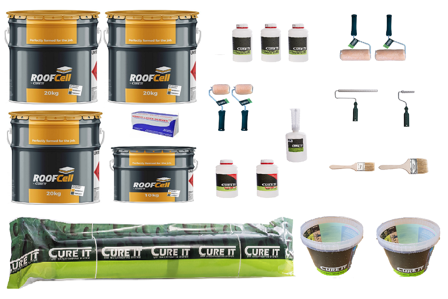20m² Cure It ROOFCELL Roofing kit For ROUGH FELT
