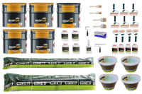 Rec Kit Rouf 40m² Cure It ROOFCELL Roofing kit For GRP | The Roof Shop