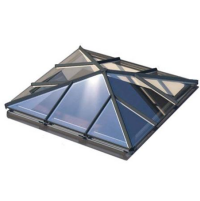 Skypod Square Roof Lantern 1500mm x 1500mm ( White Inside & Anthracite Grey Outside )