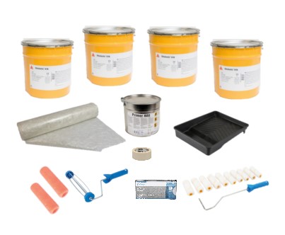 Sikalastic RoofPro liquid waterproofing 27m² Roof Kit