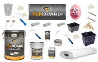 Tekguard 10m² Roof Kit 450g - Smooth Surfaces - 20 Year Guarantee