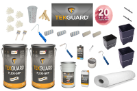 Tekguard 18m² Roof Kit 450g - Medium Surfaces - 20 Year Guarantee