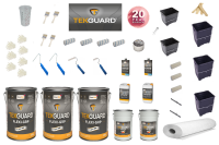 Tekguard 30m² Roof Kit 450g - Smooth Surfaces - 20 Year Guarantee