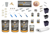 Tekguard 25m² Roof Kit 600g - Smooth Surfaces - 25 Year Guarantee