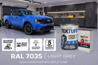 10kg Light Grey RAL 7035 TekTuff Epoxy Floor Paint - 5 Year Guarantee