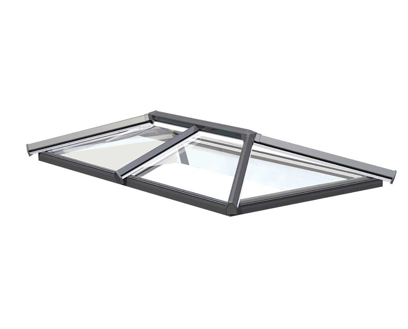 Skypod Roof Lantern 1000mm x 3000mm  White Inside & Anthracite Grey Outside 