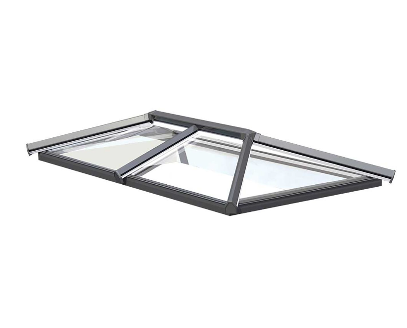 Skypod Roof Lantern 2000mm x 5750mm  White Inside & Anthracite Grey Outside 