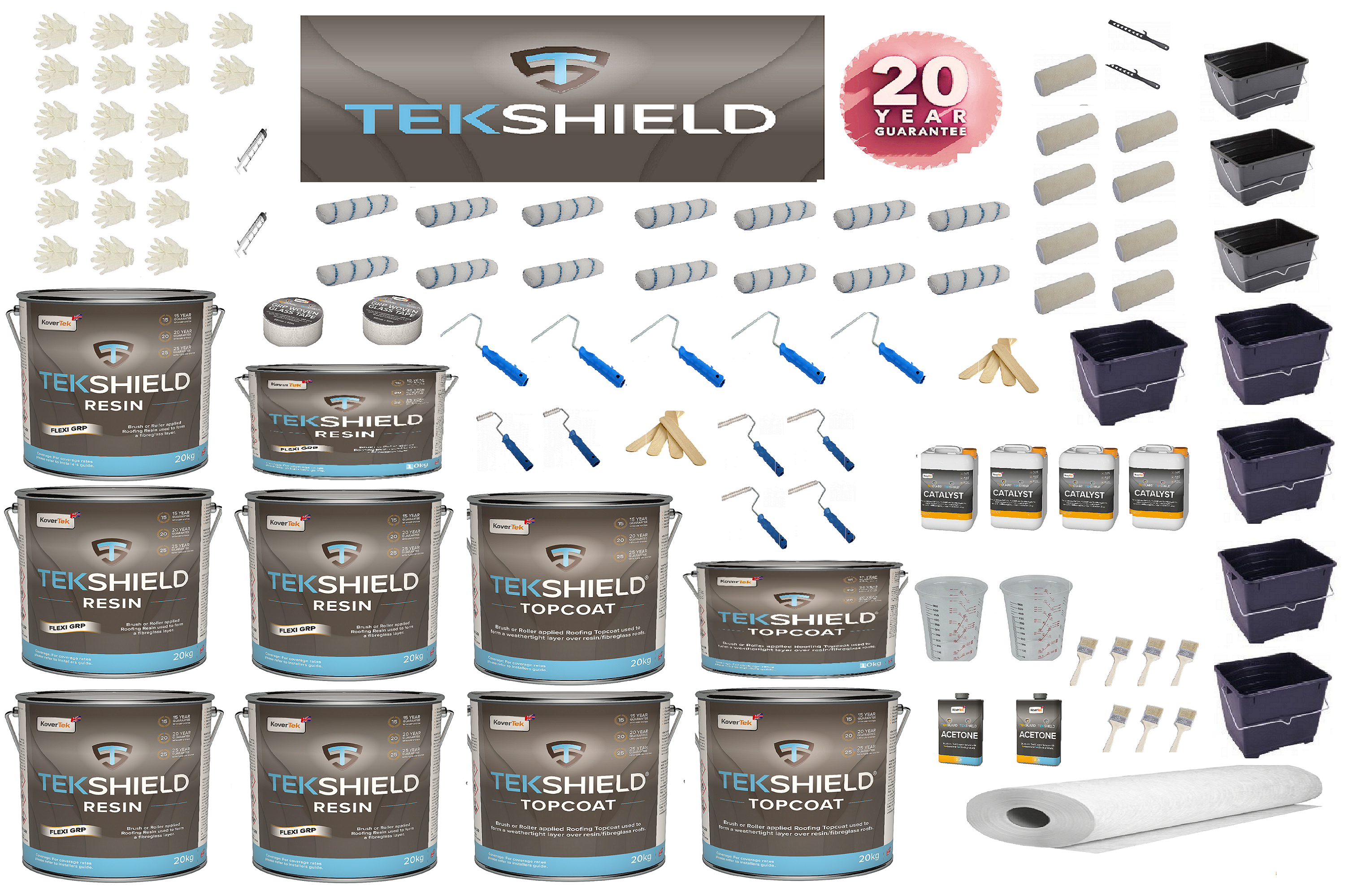 Tekshield 100m² Roof Kit 450g - 20 Year Guarantee