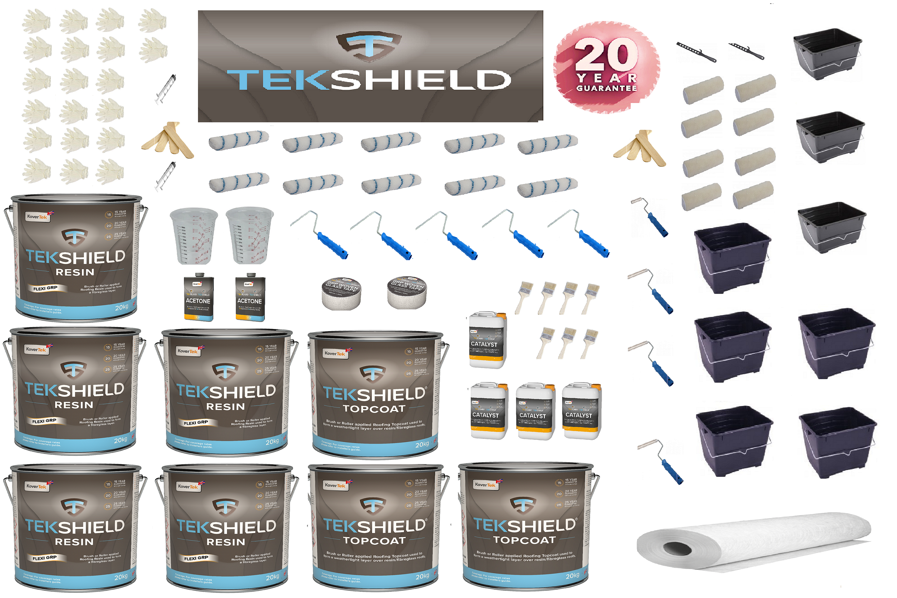 Tekshield 90m² Roof Kit 450g - 20 Year Guarantee